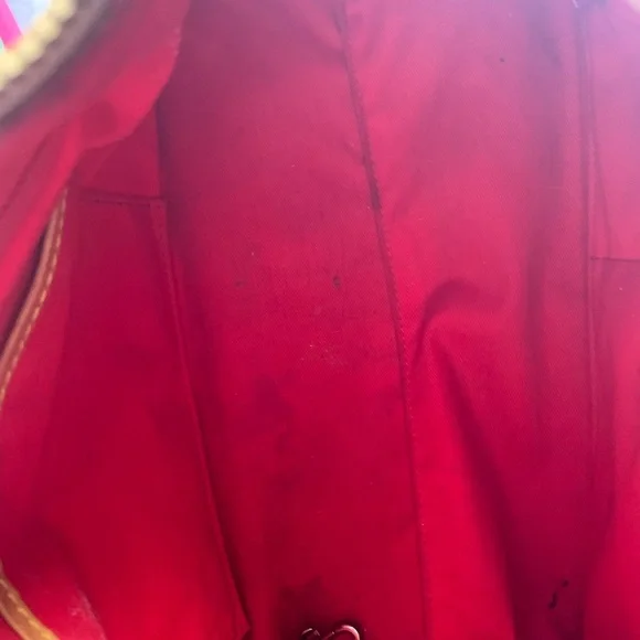 Dooney & Bourke Blue and Green Satchel Bag - Picture 8 of 11